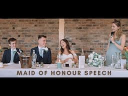 The BEST Maid of Honour Speech