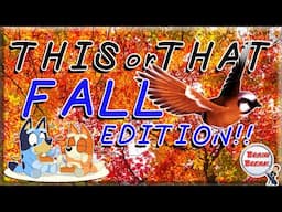 This or That? Fall Edition! 🍁 Would You Rather? 🍁 Fall Fitness Game for Kids 🍁 GoNoodle 🍁 Autumn