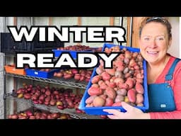 Alaska Winter Ready! Transforming Our Space for Efficient Food Storage!