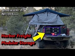 Harbor Freight Overland vehicle storage? Solo camping gear loadout