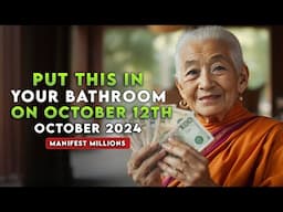 BE RICH! If you PUT this in your BATHROOM on October, Goodbye Poverty | Buddhist Teachings