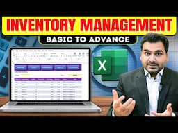 Mastering Inventory Management System in Excel | Complete Tutorial from Basic to Advanced