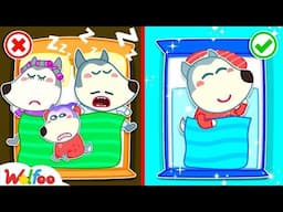 Mom Teaches Baby Wolfoo Learn to Sleep Alone | Kids Stories About Baby Wolfoo | Wolfoo The Best