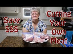 Saving Money By Cutting A Pork Loin Down At Home