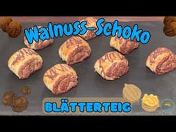 💯 Blitzschnell - Walnuss Schoko -Blätterteig - schnell gemacht, MEGA LECKER! 💯