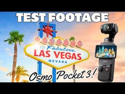 DJI Osmo pocket 3 - Las Vegas | Indoor/Outdoor Lowlight etc.