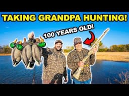 Taking my 100 Year Old GRANDPA Duck Hunting!!! (Catch Clean Cook)