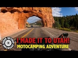 Solo motorcycle camping trip to Utah on my BMW R1200RS