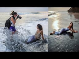 Natural Light Black Sand Beach Photoshoot + Photoshop Tutorial Using Logi MX Creative Console