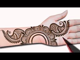 Beautiful front hand mehndi design easy | simple mehndi design | mehandi ka design | mehndi design