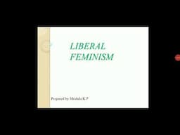 Liberal Feminism