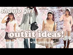 OUTFIT INSPO 🎀🍨👜 shoujo girl inspired + yesstyle haul!! girly, pinterest, fall clothes ♡