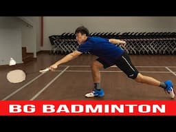 How to Defend and Counter a Smash in Badminton | Singles Side Footwork