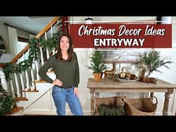 Cozy Christmas Entryway Makeover 2024 | Vintage Style Decorate With Me