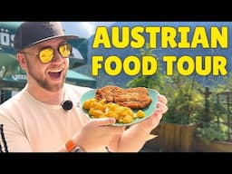 Austrian Food Tour in the Alps! Secret Spots Deep in the Mountains. Schnitzel, Beer, and Knödel