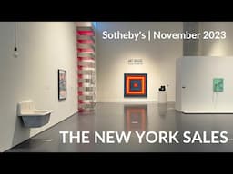 Highlights from The New York Sales | Sotheby's Auction House | New York | November 2023