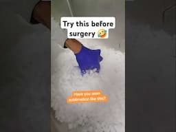 Dry ice trick 🧤