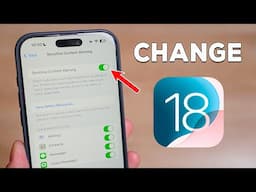 iOS 18 Settings To Turn ON Now! (Fix Battery Drain)