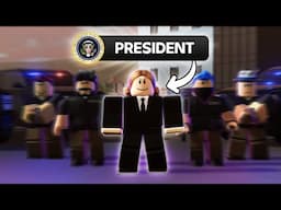 I'm the President's NEW Secret Service BODYGUARD! (Roblox)