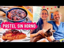 Cocinando juntos en la Caravana | BIZCOCHO SIN HORNO con ciruelas