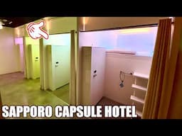 $32! Sapporo's Colorful and Instagrammable Capsule Hotel 😴City Cabin Susukino, Hokkaido, Japan