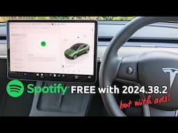 Spotify Free comes to Tesla in OTA update 2024.38.2 (but with adverts)