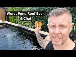 Worst Koi Pond Roof EVER 😬 Protect You Eyes