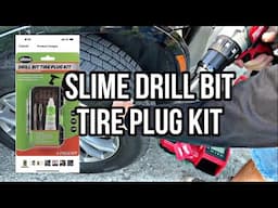 Slime Drill Bit Tire Plug Kit: How to plug a tire fast! 🚗