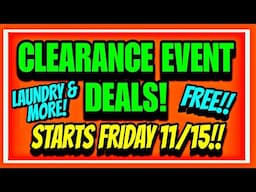 CLEARANCE EVENT DEALS & DETAILS! DOLLAR GENERAL