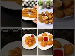 4 evening snacks recipe #shorts #trendingshorts #food #youtubeshorts #eveningsnacks #lunchbox