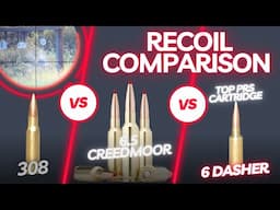 Recoil Rivalry: 308 vs 6.5 Creedmoor vs PRS Cartridge Recoil Comparison