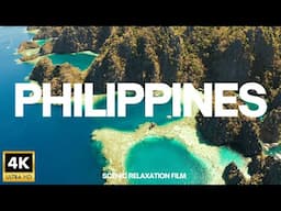 Philippines 4K UHD - Relaxing Music for Stress Relief - Scenic Relaxation Stunning Natural Beauty