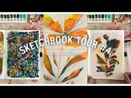 sketchbook tour: abstracts and flowers