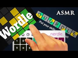 ASMR Wordle Nerdle Quordle Gameplay | Soft Spoken