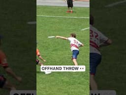 Offhand throw unlocks the defense in the red zone