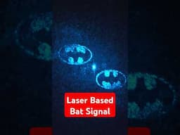 Bat signal made using lasers