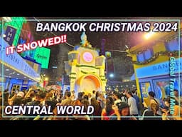 Bangkok Christmas Market Central World 2024 Open NOW 🇹🇭 Thailand