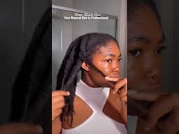 Dear Black Girl, You Don’t Want to Miss This! 🔥 Ultimate 4C Hair Secrets! #beautifulhair #4chair