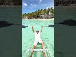 BORACAY ISLAND HUMAN DRONE #boracayisland #shorts #itsmorefuninthephilippines