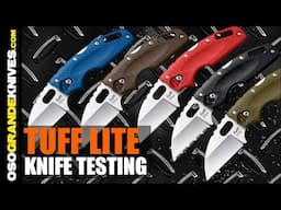 Cold Steel Tuff-Lite Folding Knife 20LT Beef Cutting Test Knife Review | OsoGrandeKnives