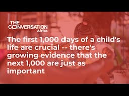 The first 1,000 days of a child’s life are crucial – the next 1,000 could be just as important