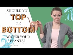 WHEN & HOW to Water Plants from the Bottom (& when NOT to Bottom Water your Plants!)