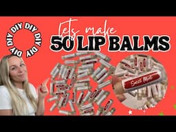 Make 50 lip balms in 1 hour with This DIY Lip Balm Kit!