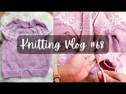 Knitting Vlog #68 I Sommarkoftan 2024, Steeken, Watzmannhaus Wanderung, Knitty Natty Sockweek Sock