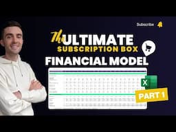 The ULTIMATE Subscription Box Financial Model | Part 1 of 2