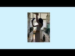 Dancing in the kitchen in oversized T-shirt  - Playlist