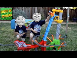 Thomas and Friends Trackmaster Sky High Bridge Jump toy train videos for kids