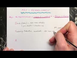 PES - determinants