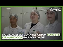 NOVIDADE! Estudantes criam sorvete de mandioca na faculdade  - (16/11/2024) - Negócios da Terra