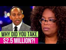 Oprah LIED! She got $2.5 MILLION, Not $1M! Stephen A. Smith Slams Oprah but Ignored Roland Martin!